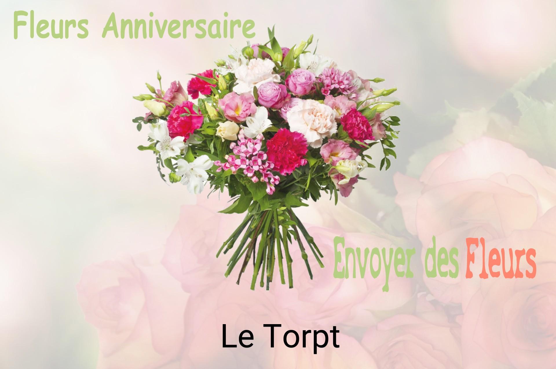 Bouquet de fleurs d’anniversaire livré à Le Torpt